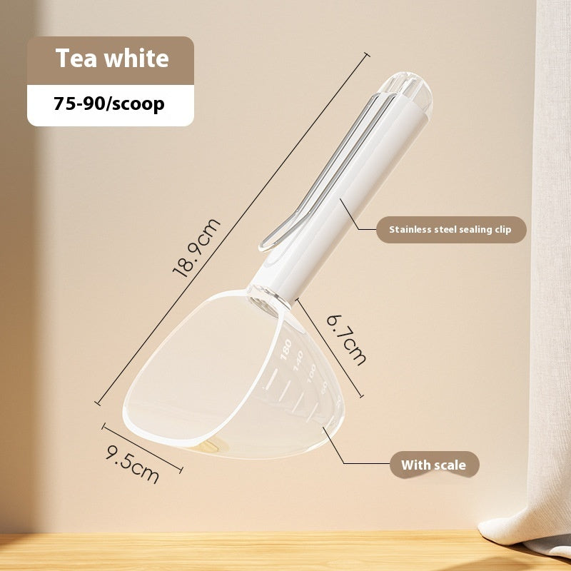 Transparent And Graduated Measuring Pet Food Spoon