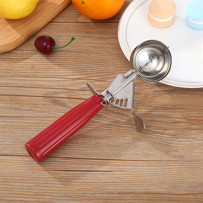 Ice Cream Scooper Stainless Steel Watermelon Measuring Spoon